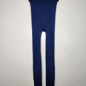 Cozy Comfort Womans Petite Fleeced Lined Leggings, Dark Blue, BRAND NEW